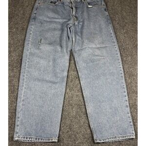 Levis Jeans Mens 38x30 Blue 550 Relaxed Fit Straight Leg  Denim Work Grunge
